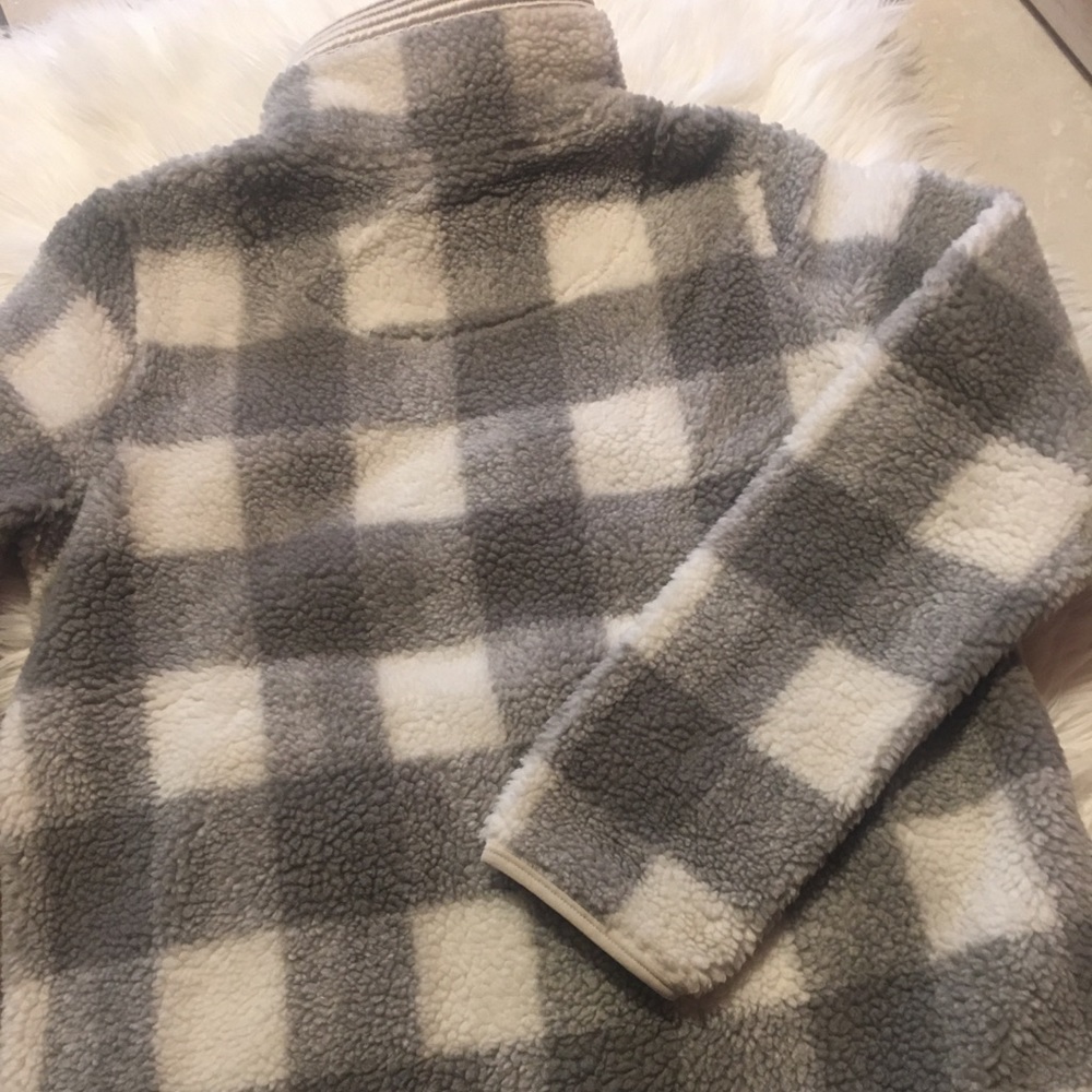 Abercrombie & Fitch Half-Zip Sherpa Fleece - Picture 4 of 5